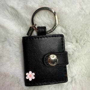COACH Black Picture Bag Charm Key Fob